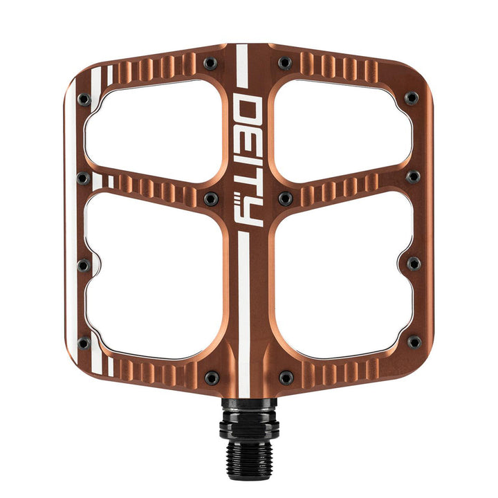 Deity Flat Trak Mountain Bike Pedals Bronze