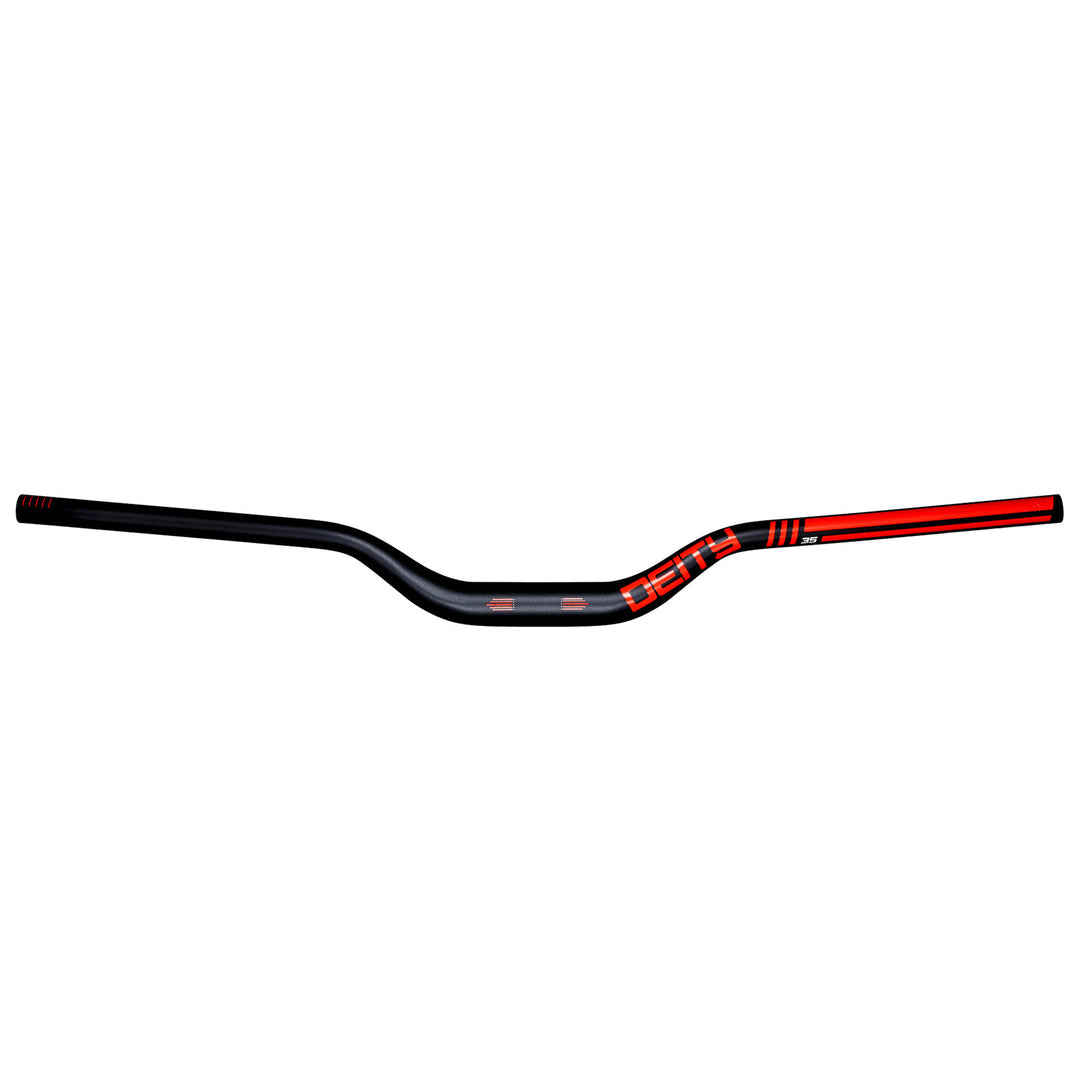 DEITY HIGHSIDE 800 Aluminium Handlebar 35mm Bore 50mm Rise Red