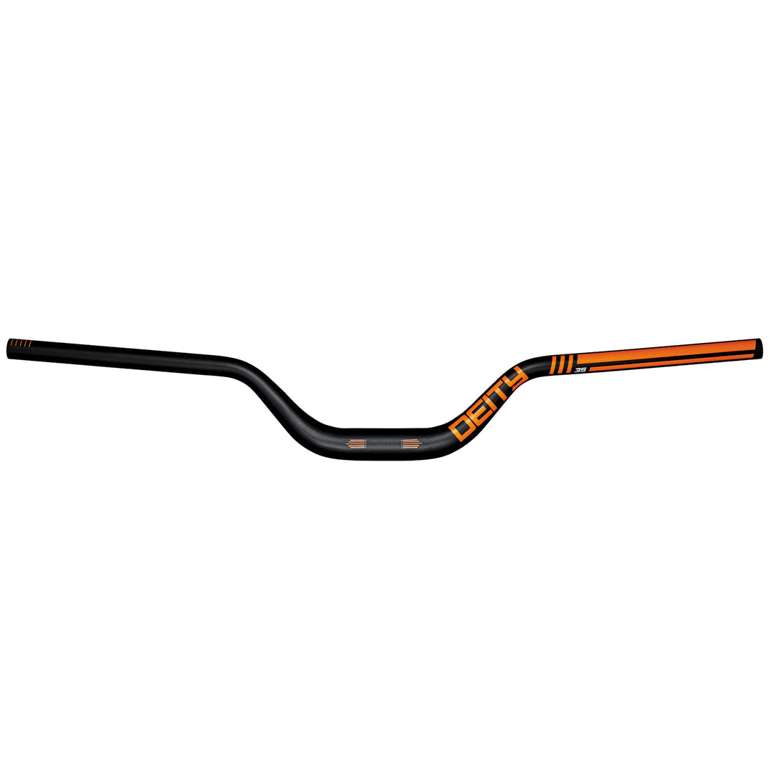 Deity Highside 800 Aluminium Handlebar 31.8mm Bore 80mm Rise Orange