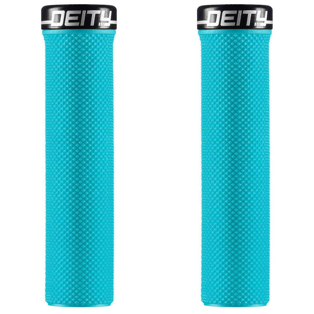 Deity Slimfit Mountain Bike Grips Turquoise