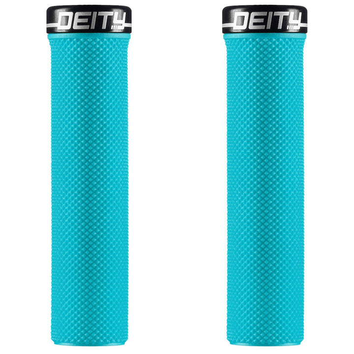 Deity Slimfit Mountain Bike Grips Turquoise