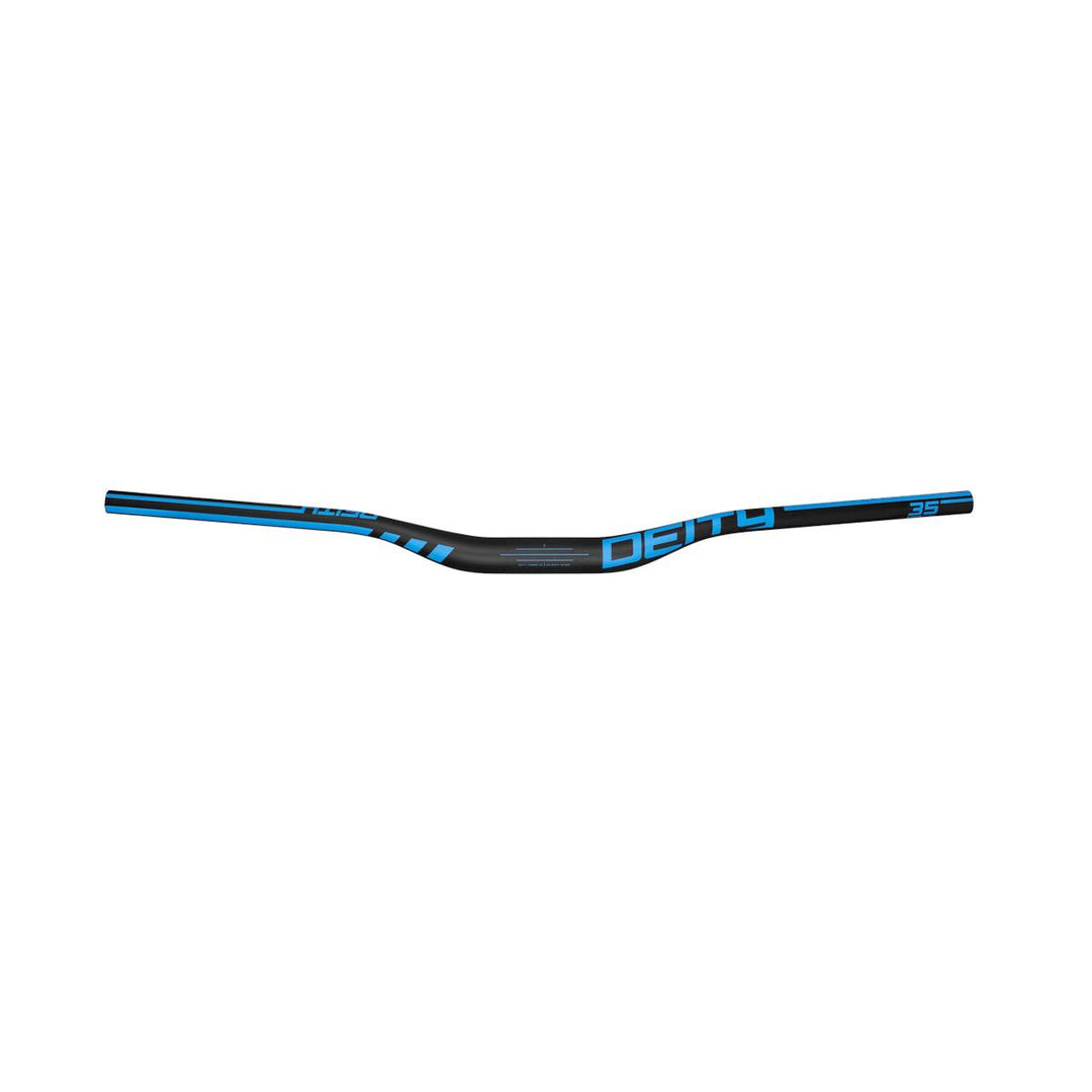 Deity Speedway Carbon Mountain Bike Handlebars Blue 35 mm