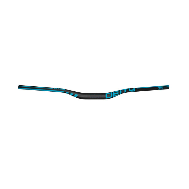 Deity Speedway Carbon Mountain Bike Handlebars Turquoise 35 mm