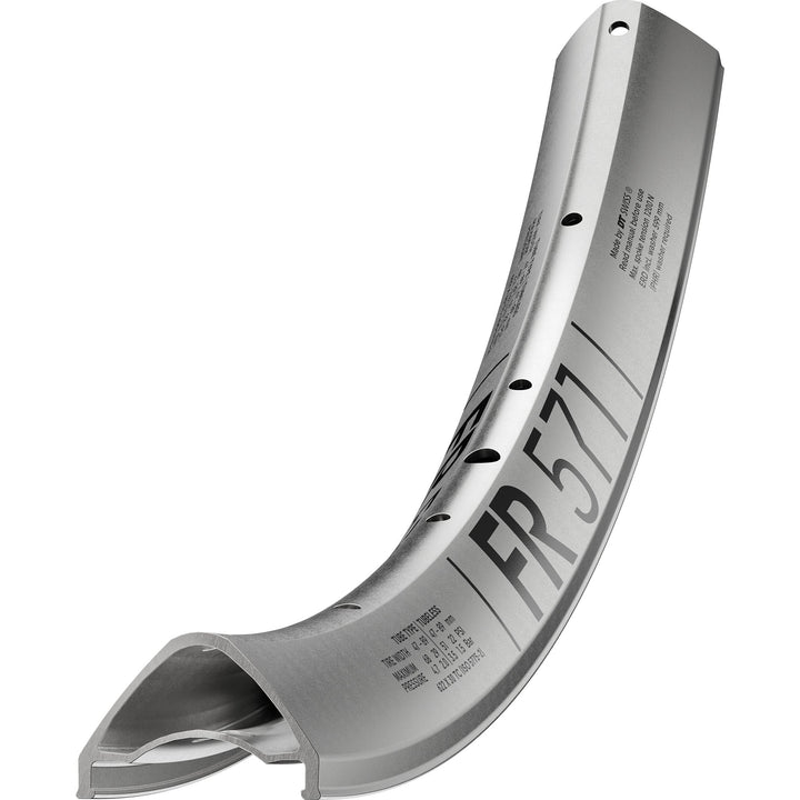 DT Swiss FR 571 Rim Silver Cross-Section