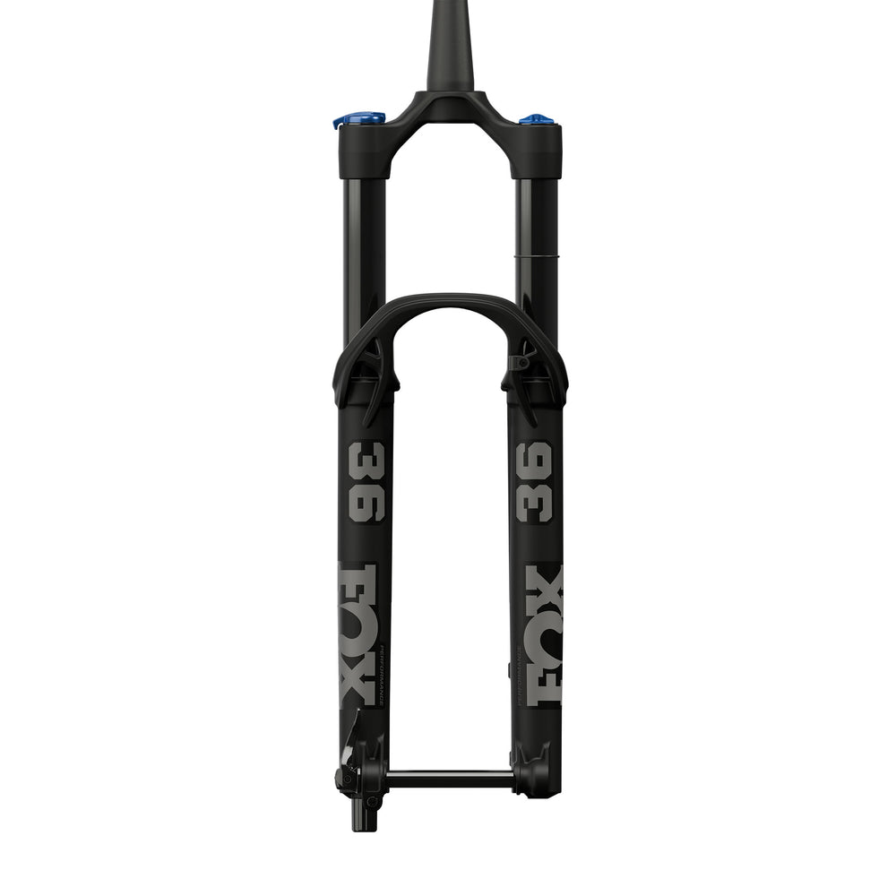 Fox 36 Float Performance Mountain Bike Fork Black with Grip X Damper Front View