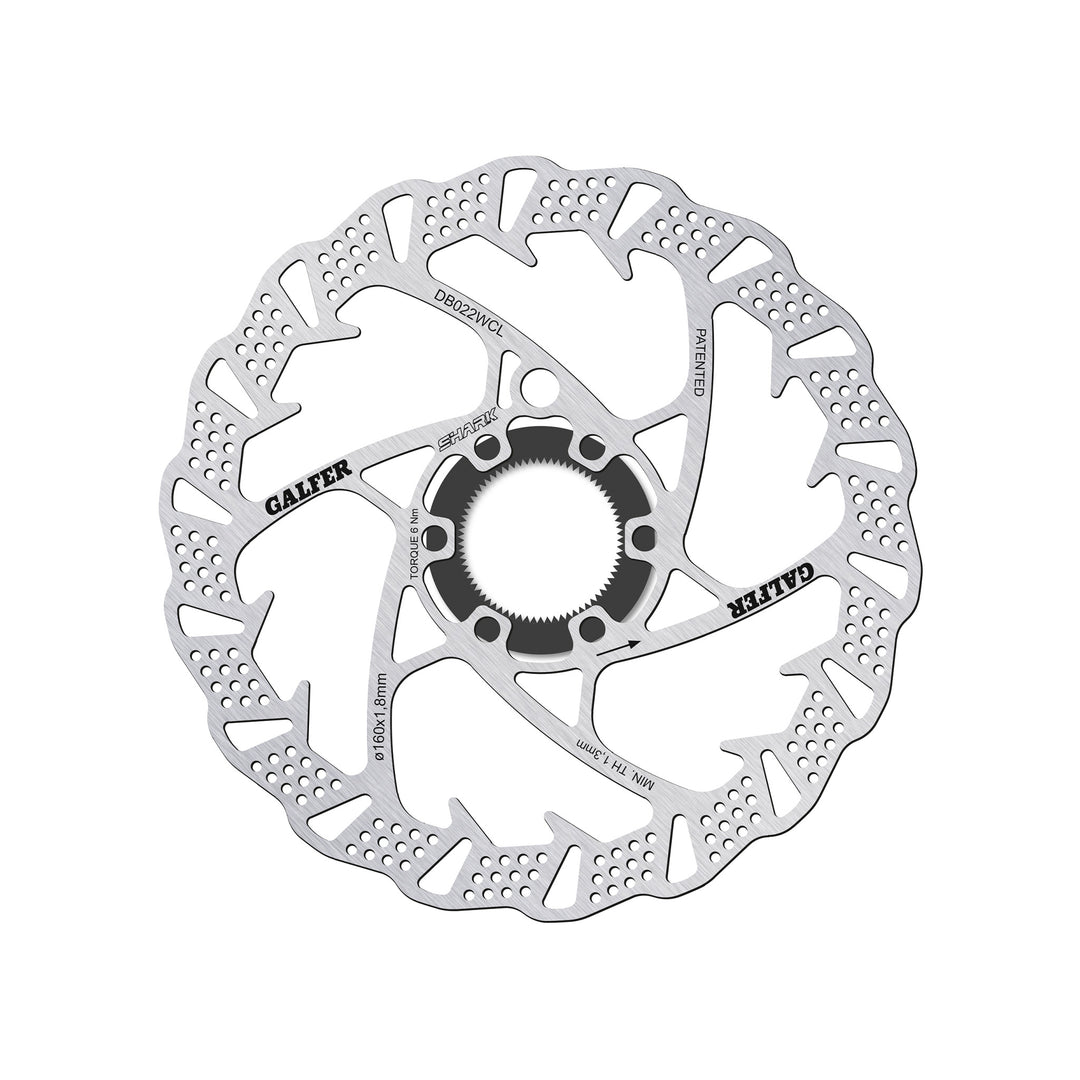 Galfer Shark Brake Disc Rotor 160mm