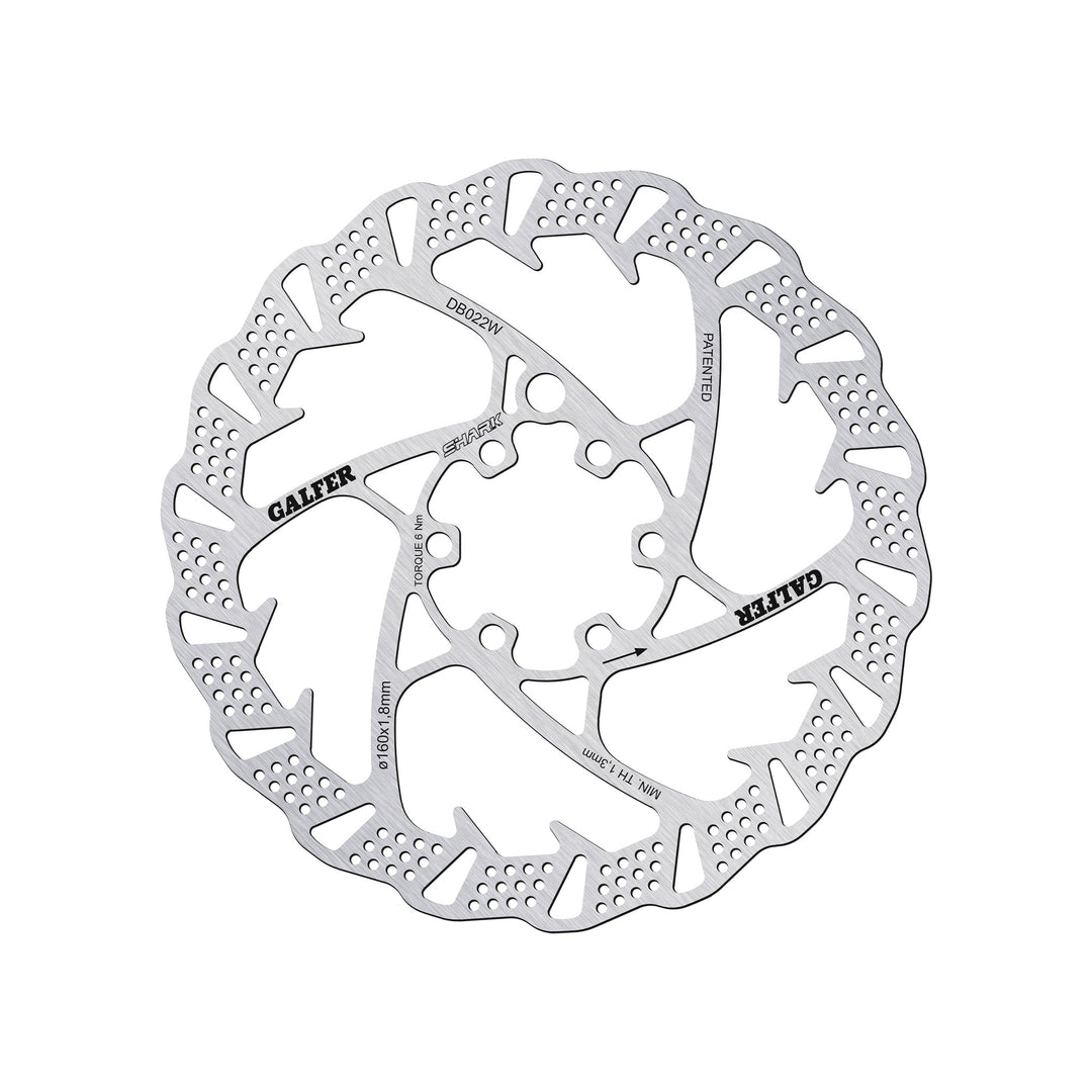 Galfer Shark Brake Disc Rotor 160mm