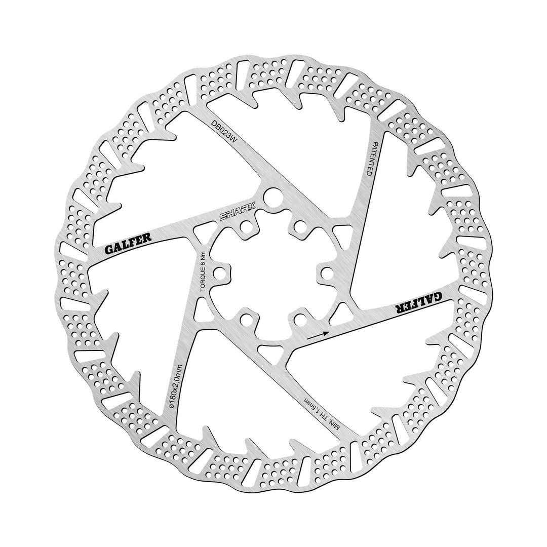 Galfer Shark Brake Disc Rotor 180mm