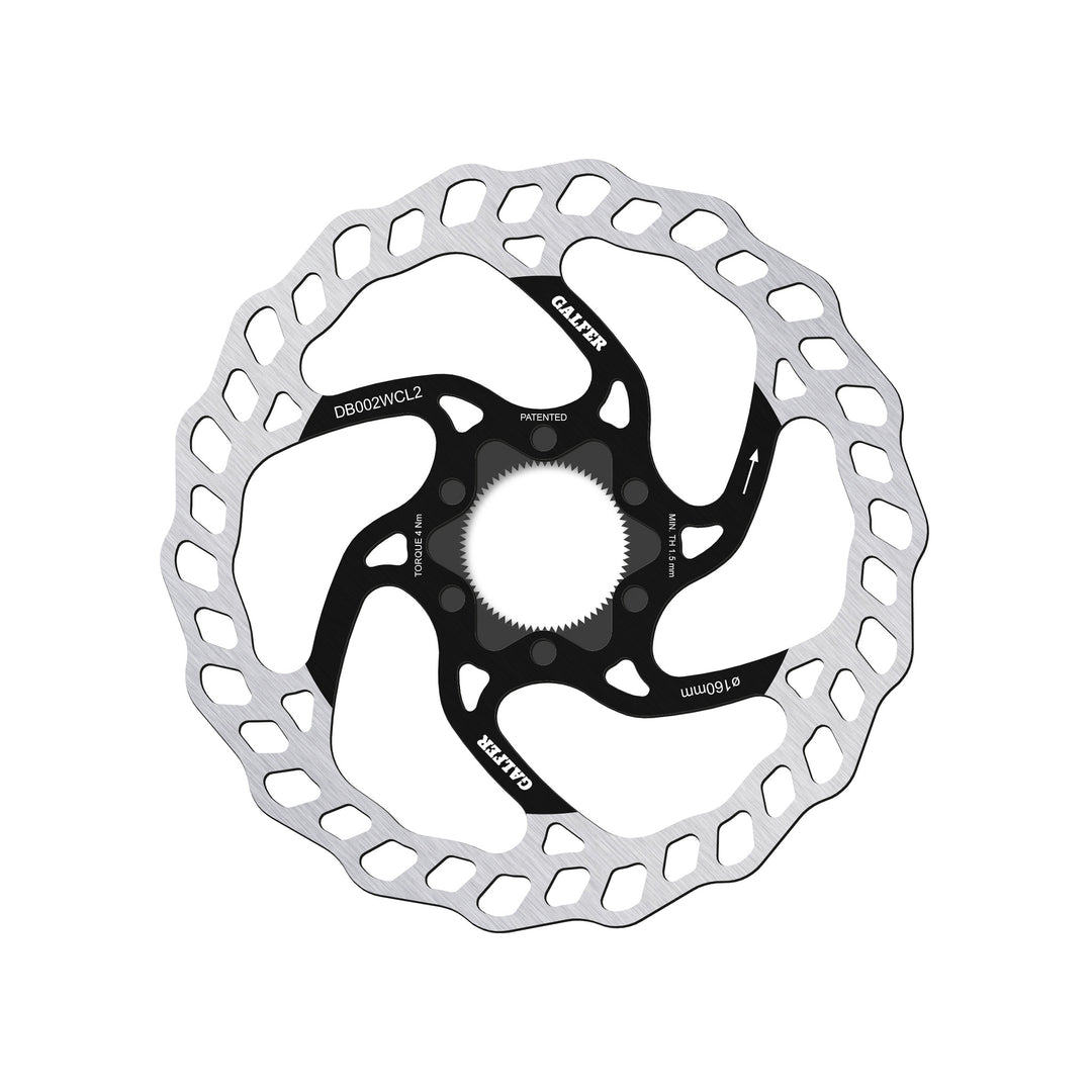 Galfer Wave Brake Disc Rotor 160mm Centrelock