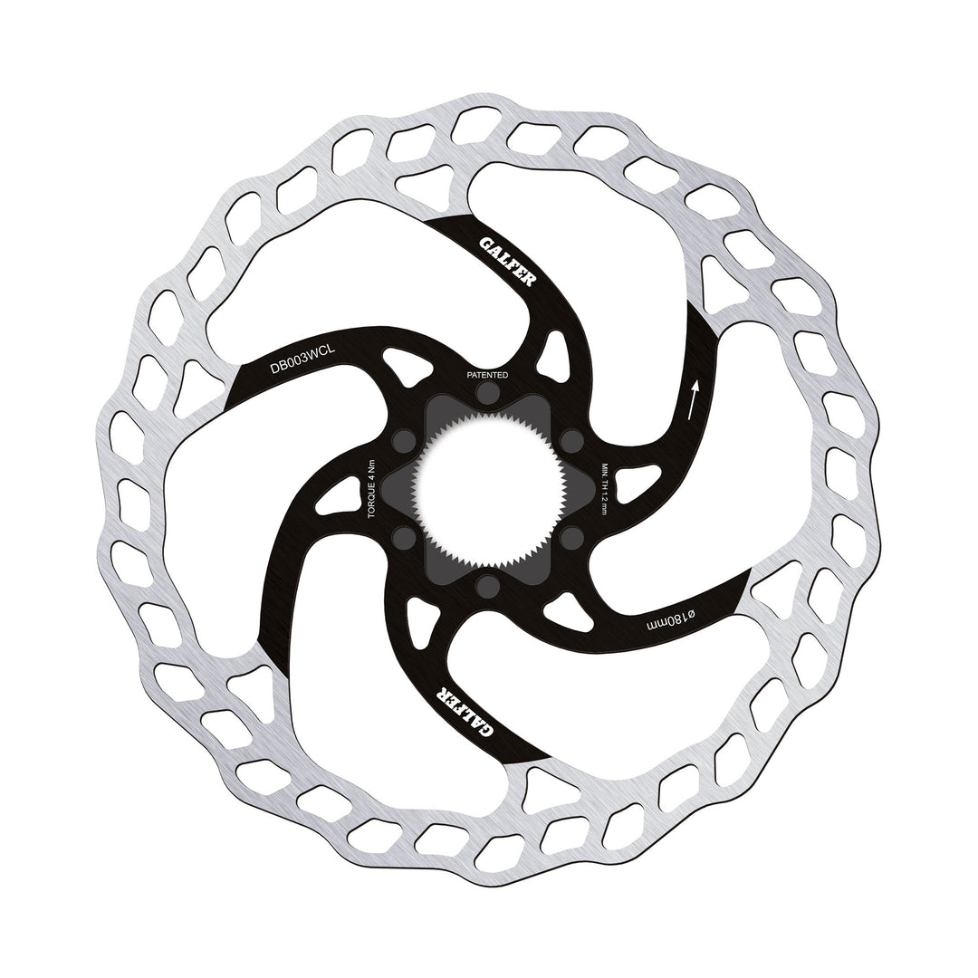 Galfer Wave Brake Disc Rotor 180mm Centrelock