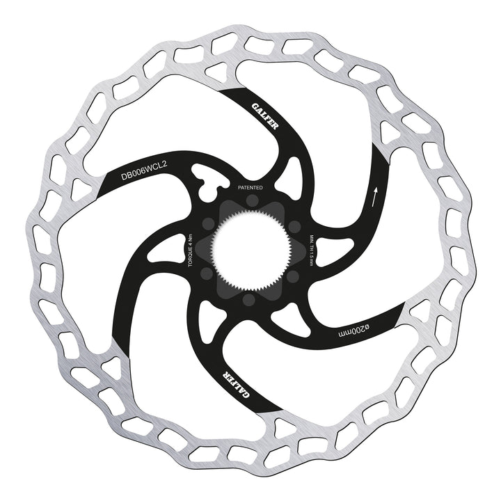 Galfer Wave Brake Disc Rotor 200mm Centrelock