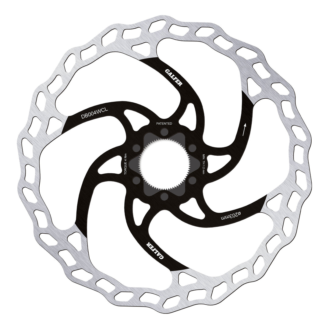 Galfer Wave Brake Disc Rotor 203mm Centrelock