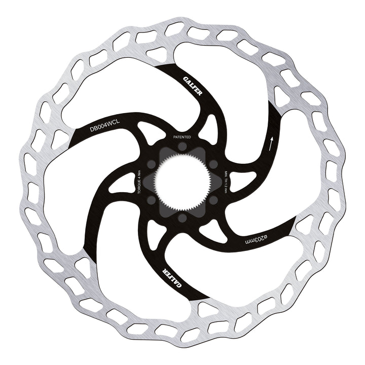 Galfer Wave Brake Disc Rotor 203mm Centrelock