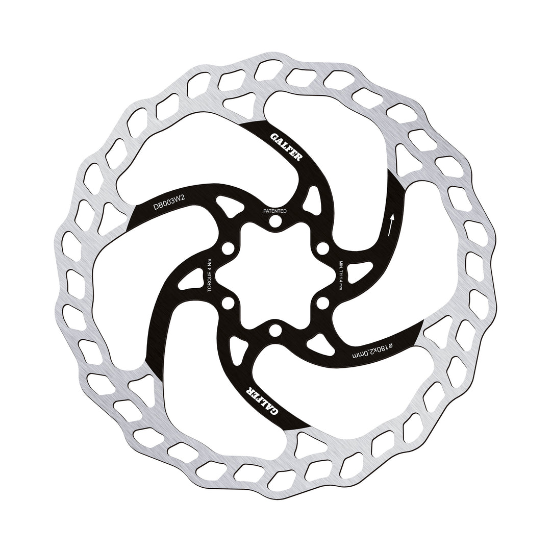 Galfer Wave Brake Disc Rotor 180mm