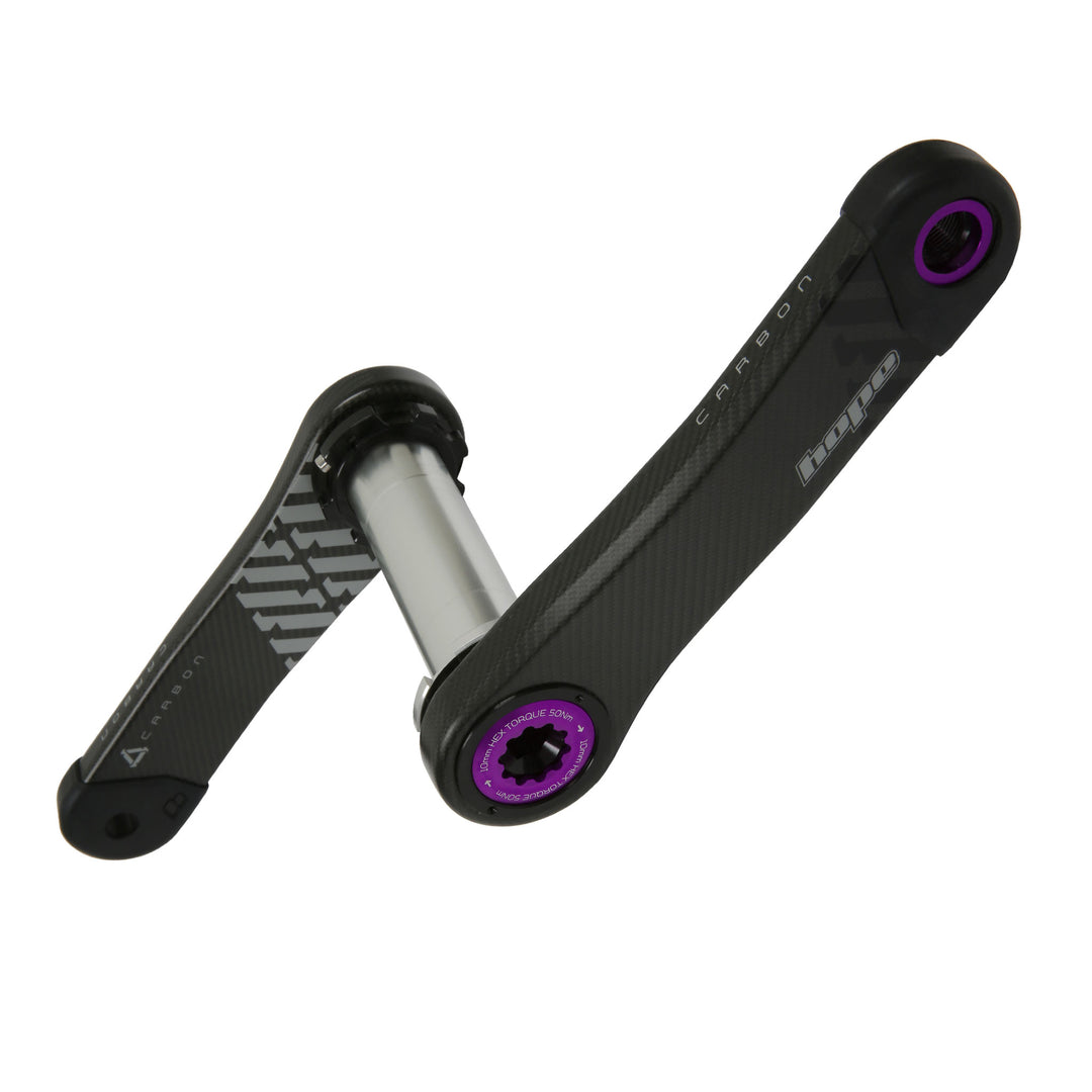 Hope Carbon Cranks Purple