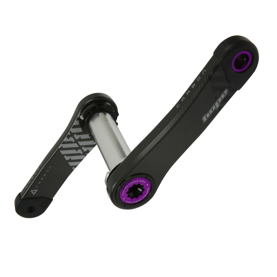 Hope Carbon Cranks Purple