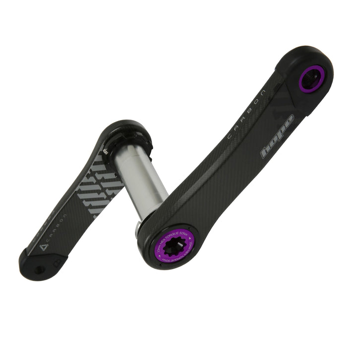 Hope Carbon Cranks Purple