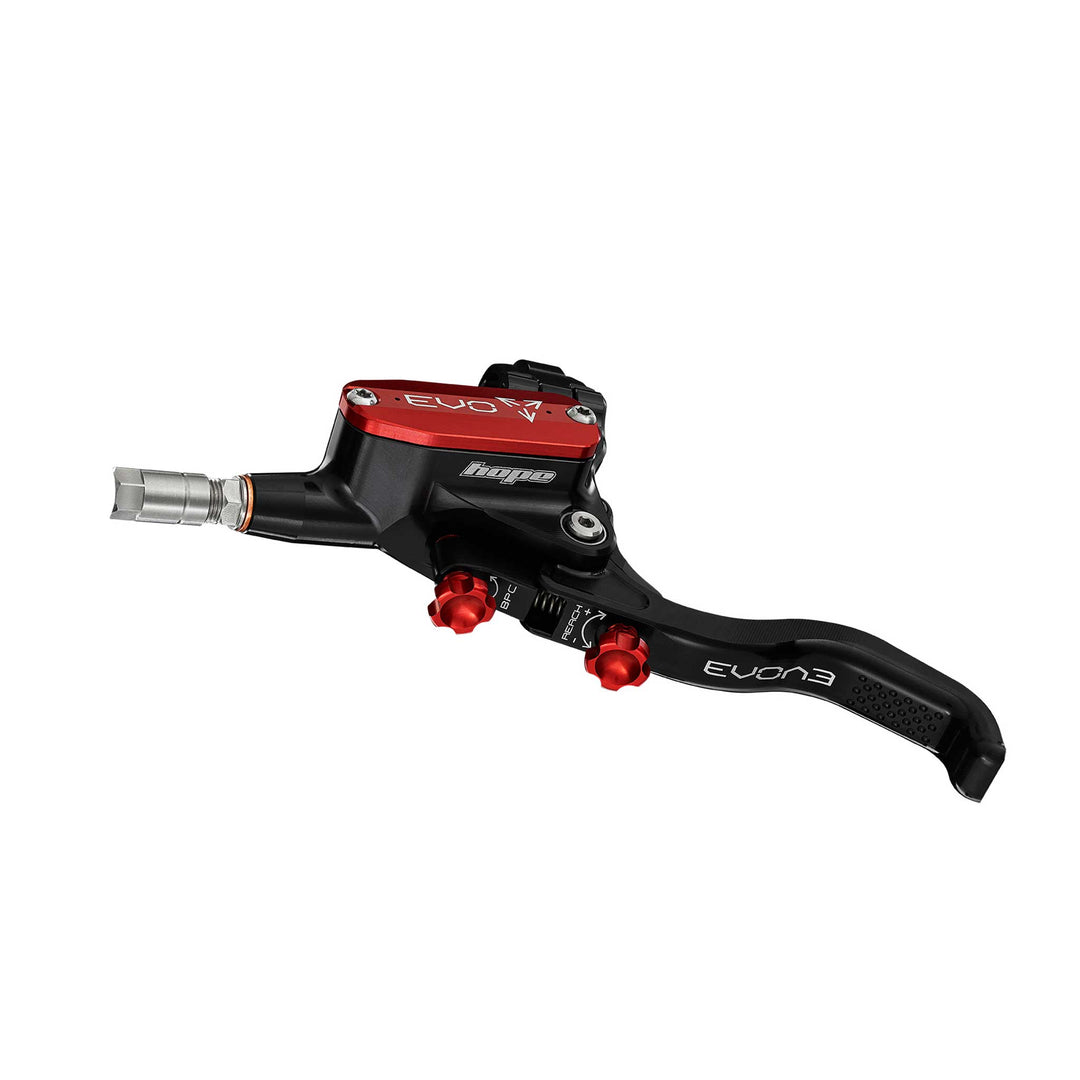 Hope EVO Mountain Bike Disc Brake Master Cylinder Complete Black and Red
