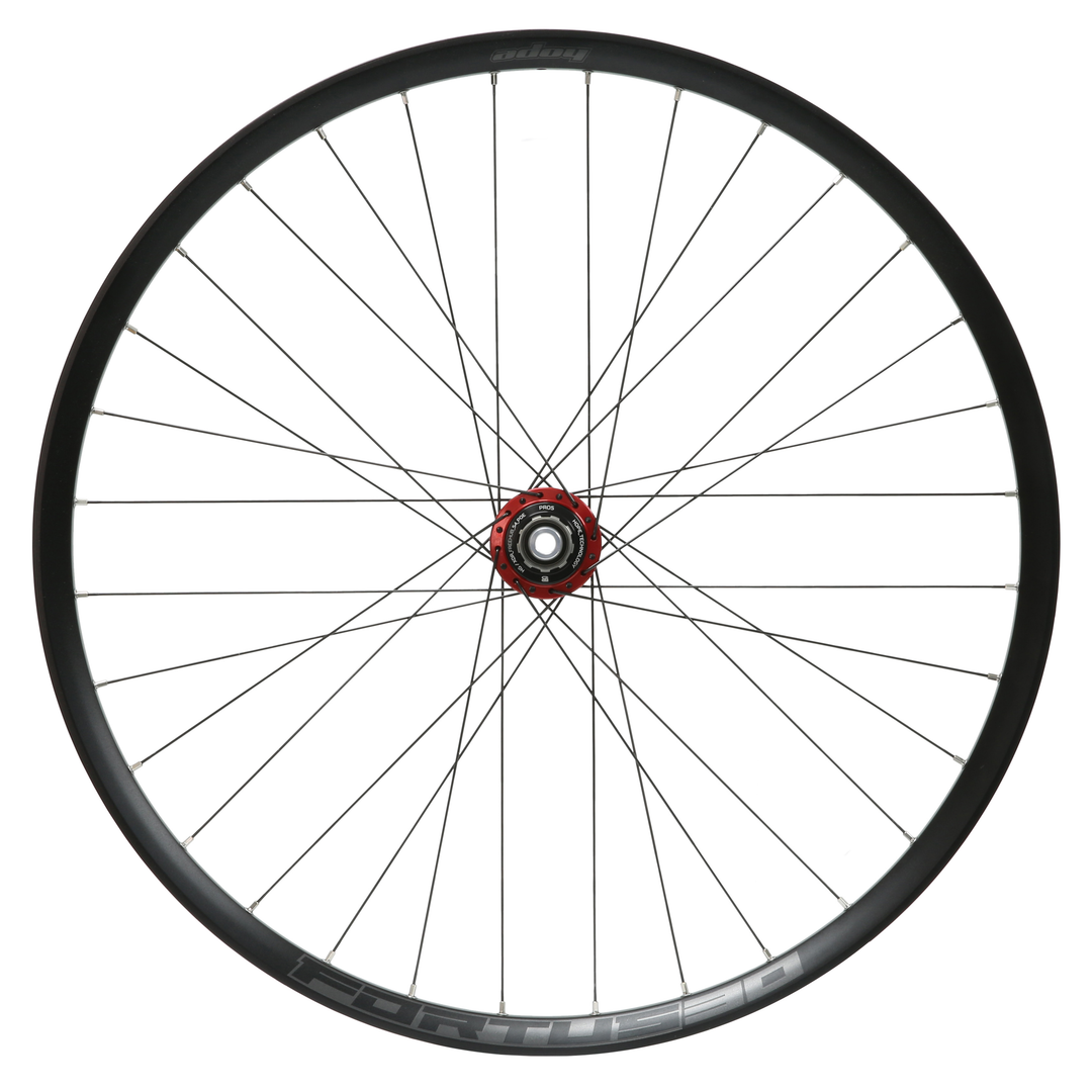 Hope Fortus Pro 5 eBike Red Rear Wheel 27.5 Shimano HG Freehub