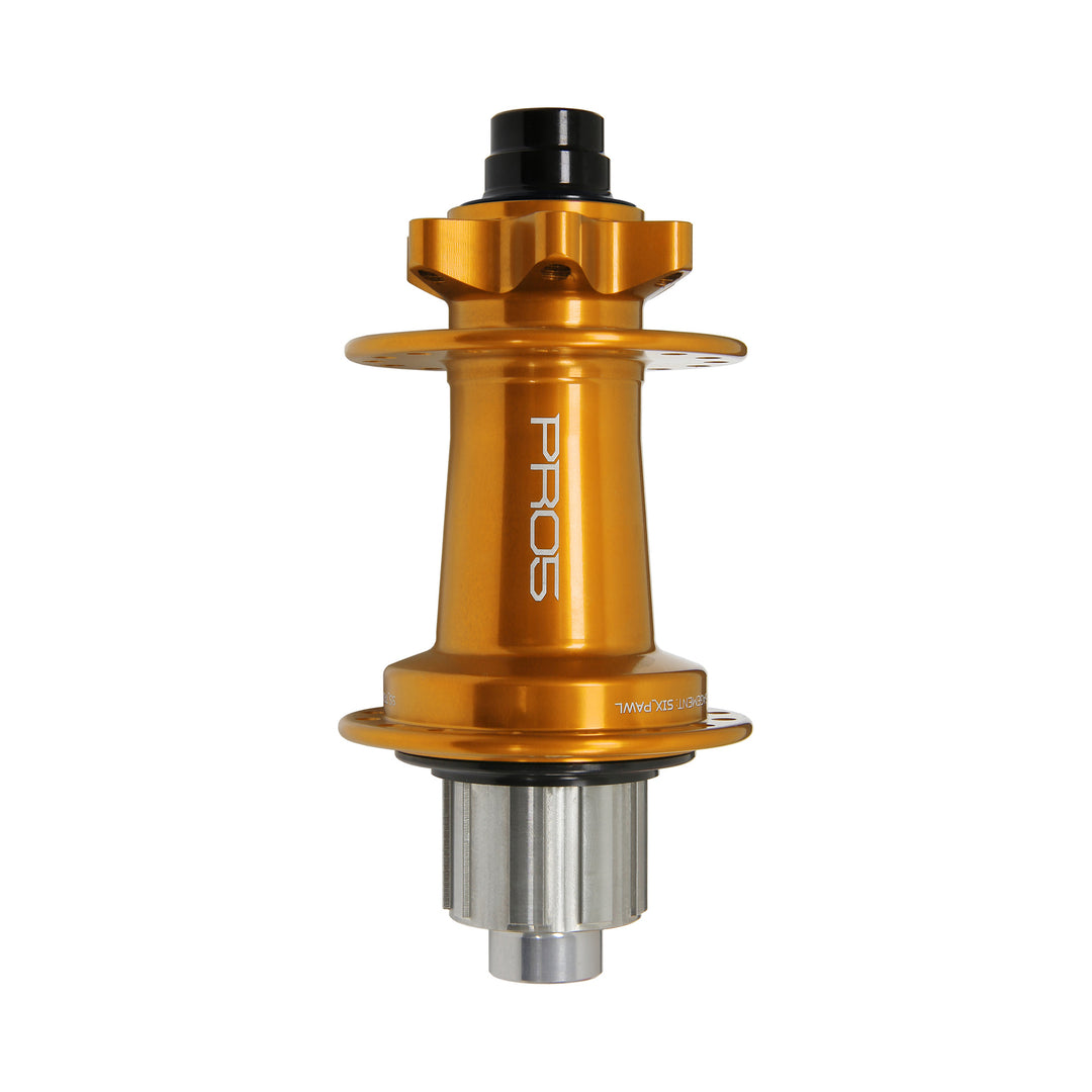 Hope PRO 5 Rear Hub Trials SS 135x12 mm 6 Bolt Orange