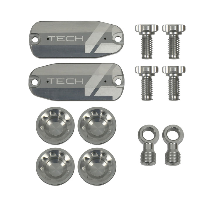 Hope Tech 4 E4 Customisation Kit Silver