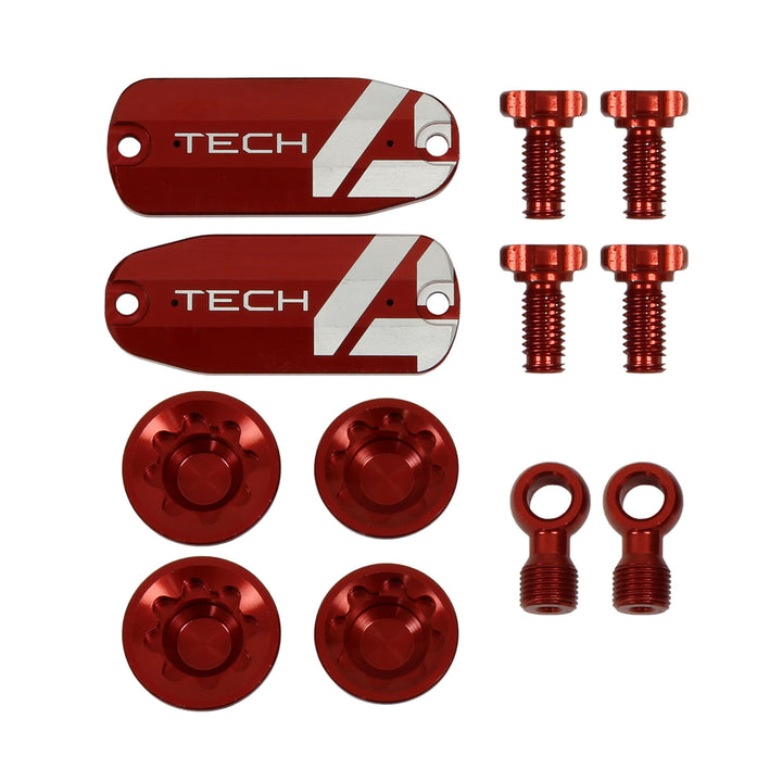 Hope Tech 4 V4 Customisation Kit Red