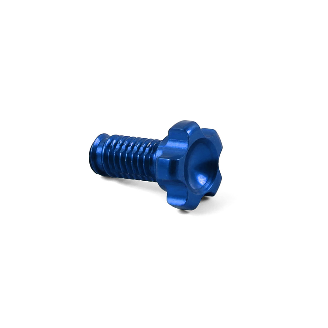 Tech Master Cylinder Bite Point Adjustment and Reach Adjuster Screw Blue