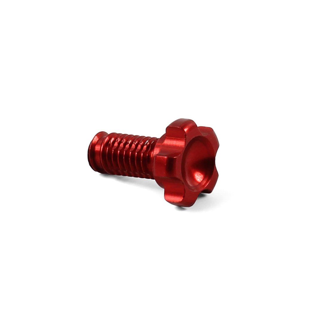 Tech Master Cylinder Bite Point Adjustment and Reach Adjuster Screw Red