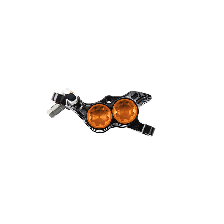 Hope V4 Brake Caliper Black Orange