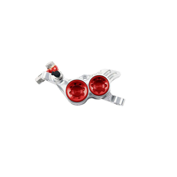 Hope V4 Brake Caliper Silver Red