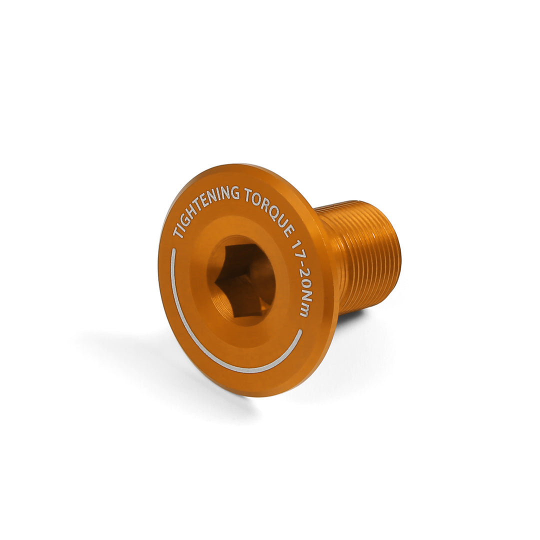 Hope Evo Cranks Non Drive Side End Cap Orange