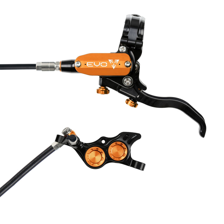 Hope EVO TR4 Mountain Bike Disc Brake Black/Orange Left