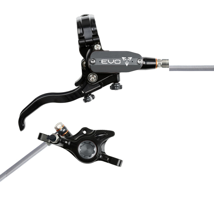 Hope EVO X2 Mountain Bike Disc Brake with Braided Hose Black/Smoke Right