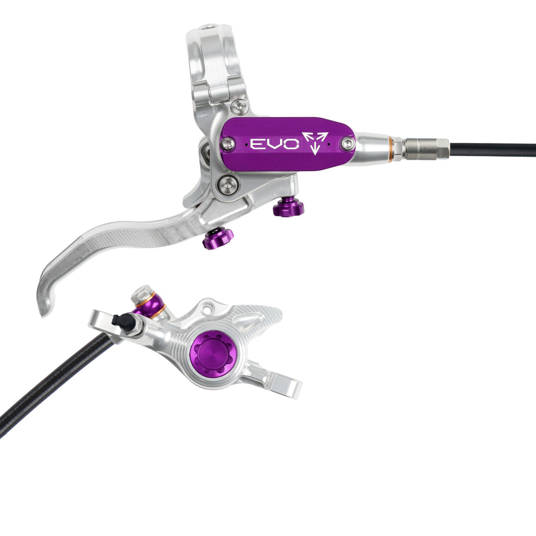 Hope EVO X2 Mountain Bike Disc Brake Silver/Purple Right