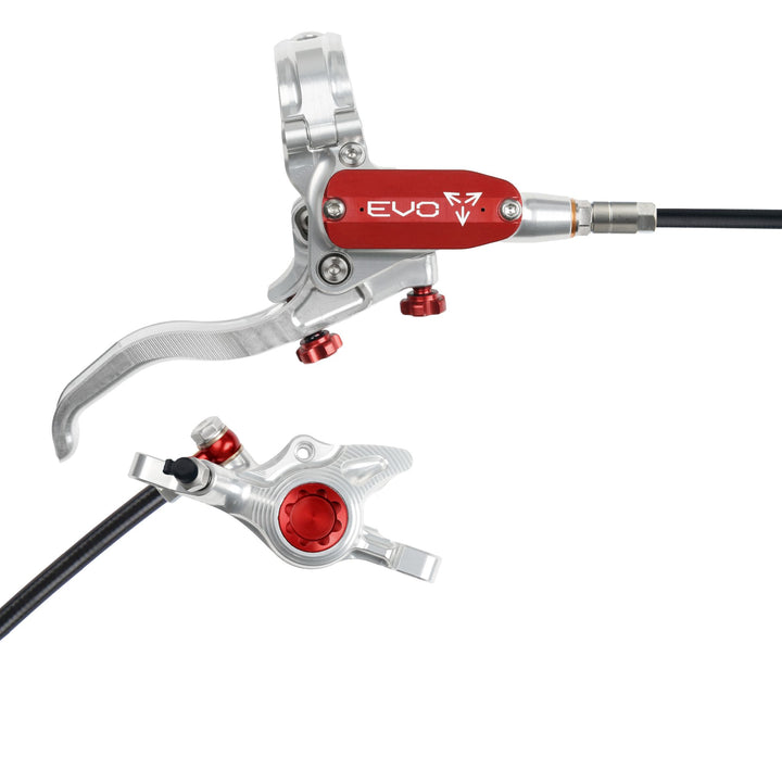 Hope EVO X2 Mountain Bike Disc Brake Silver/Red Right