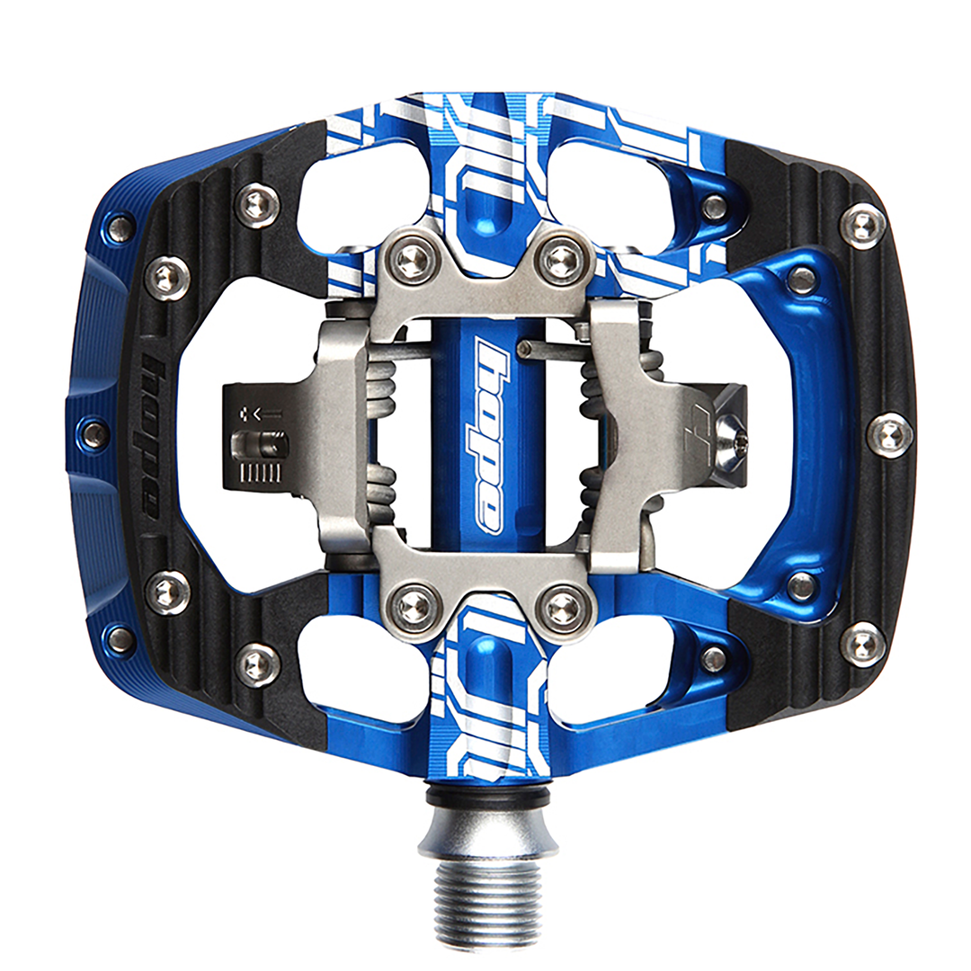 Hope Union Gravity Pedals Blue
