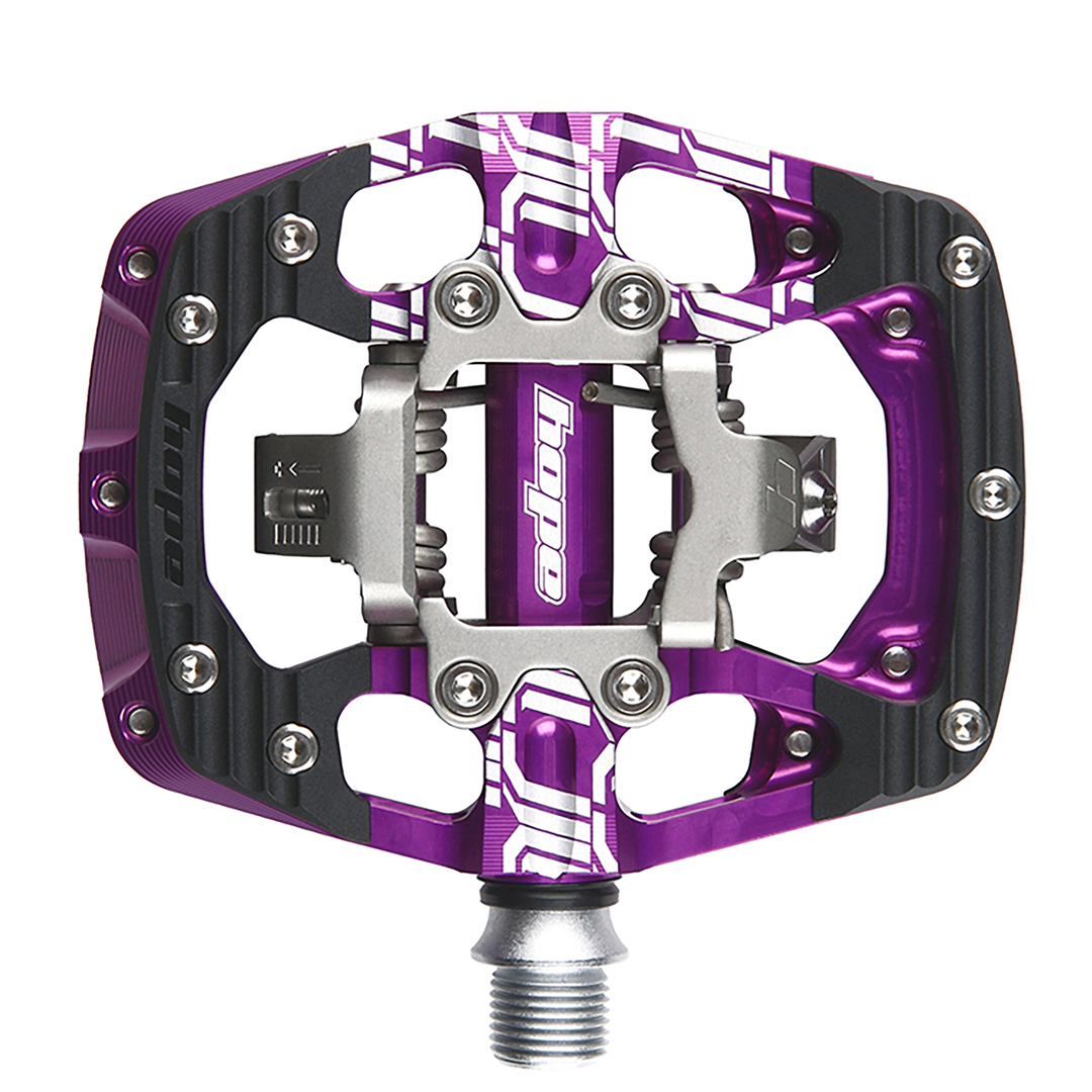 Hope Union Gravity Pedals Purple
