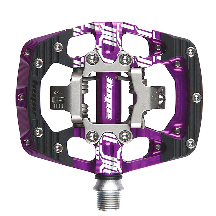 Hope Union Gravity Pedals Purple