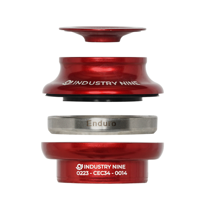 Industry Nine Irix Headset EC34 15 mm Spacer Red