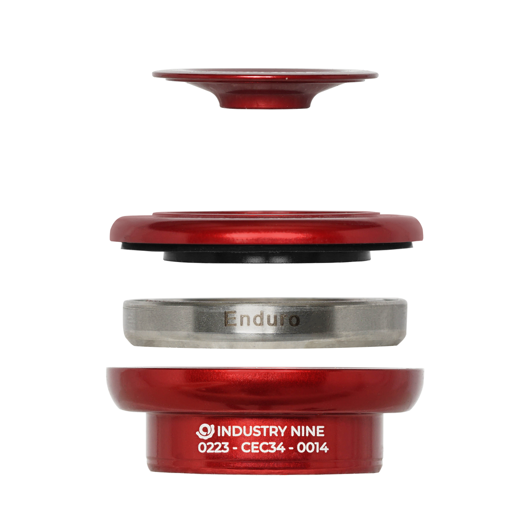 Industry Nine Irix Headset EC34 5 mm Spacer Red