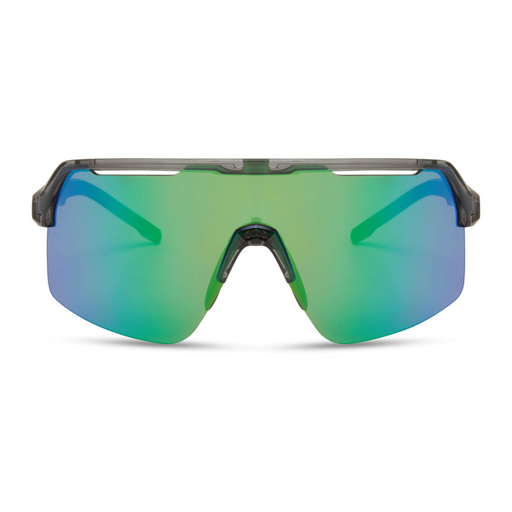 Madison Crypto Air Glasses Crystal/Green Mirror Lens MCL25S252