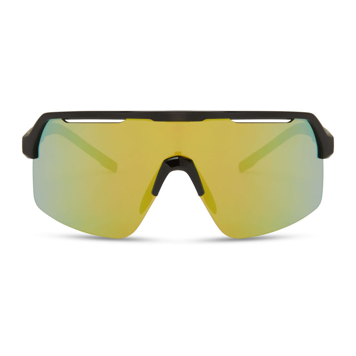 Madison Crypto Air Glasses Gloss Black Amber Mirror Lens MCL25S251