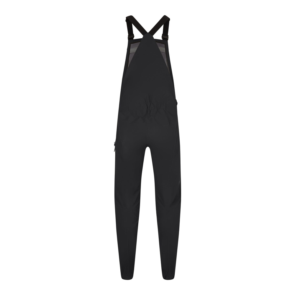 Madison DTE 3-Layer Waterproof Mountain Bike Bib Trousers Black Back