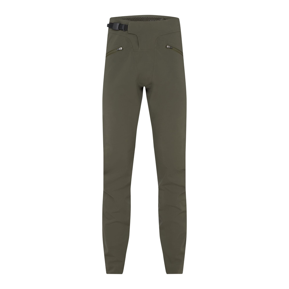 Madison DTE 3-Layer Waterproof Mens Mountain Bike Trousers Black Midnight Green