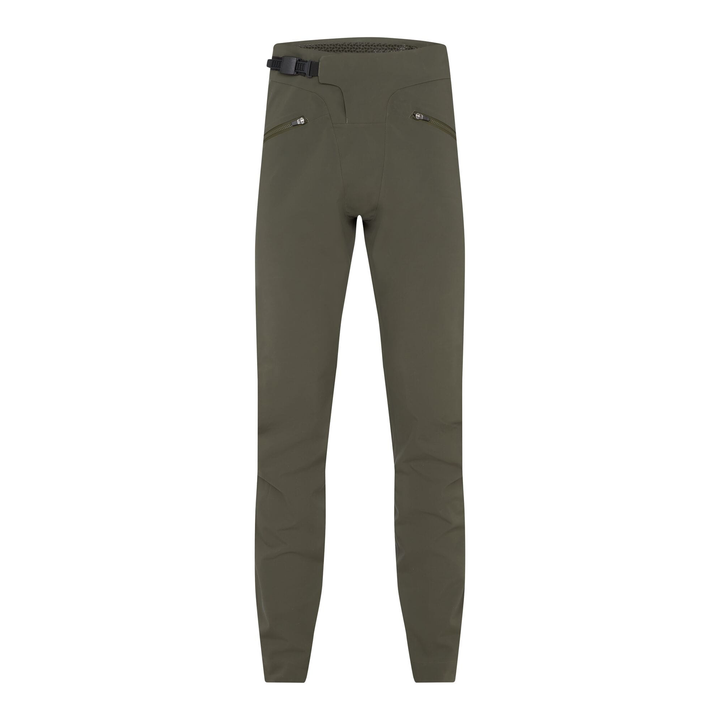 Madison DTE 3-Layer Waterproof Mens Mountain Bike Trousers Black Midnight Green