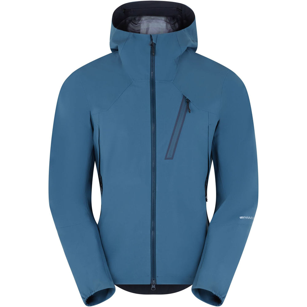 Madison DTE 3 Layer Mens Waterproof Mountain Bike Jacket Lake Blue