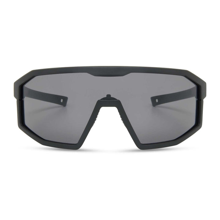 Madison Enigma Mountain Bike Glasses Black Chrome Lens Front View