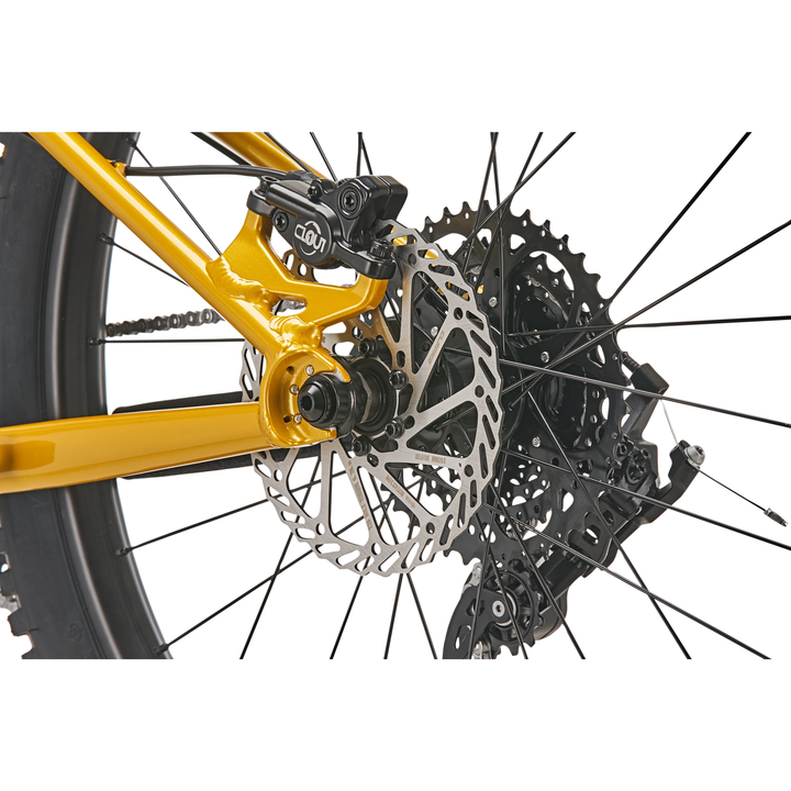 Nukeproof Sout 24" Sport Youth Mountainbike Turmeric Yellow Rear Disc Brake