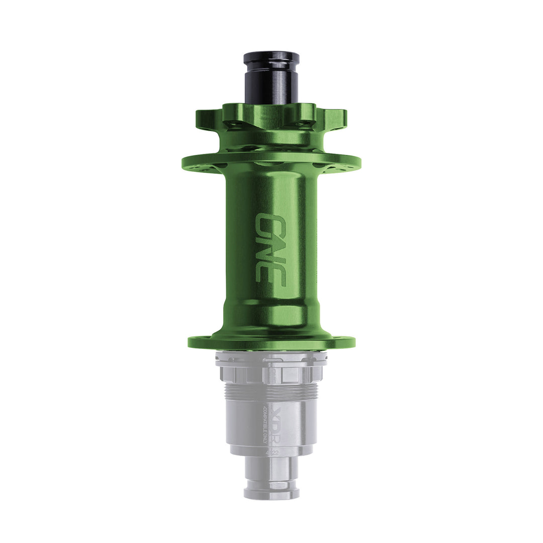 OneUp Components Rear Hub Boost 148mm 6 Bolt (No Freehub) Green