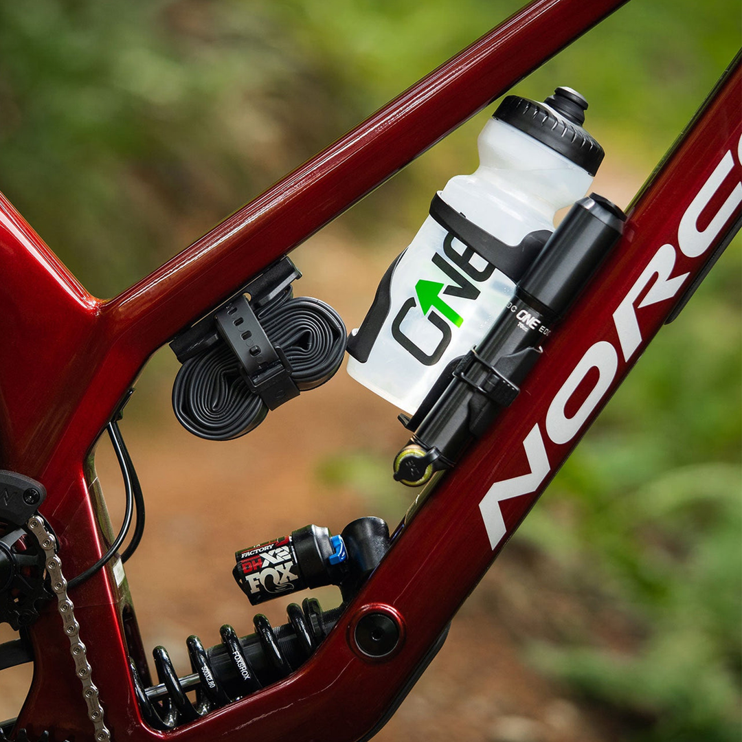OneUp Components EDC Tube Strap Mount On Bike